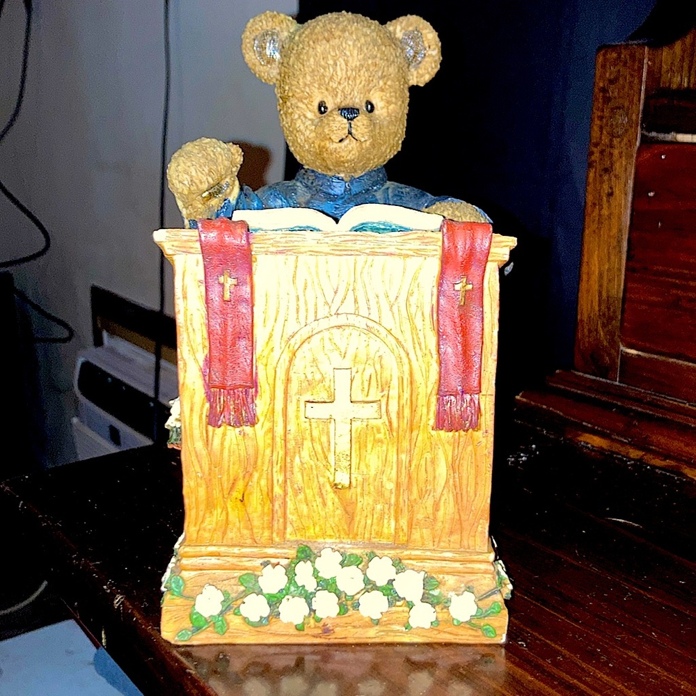 Little praying Bear or Preaching Bear-Todays Sermon Is